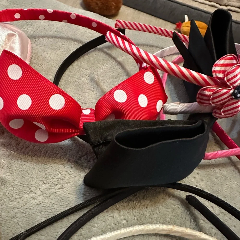 Charming Kids Headband Collection - Pink,‎ Red, Black, White